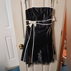 Jessica McClintock Black and White Dress